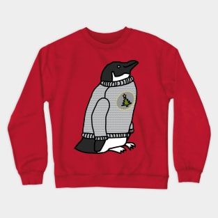 Penguin Loves Christmas Sweaters Crewneck Sweatshirt